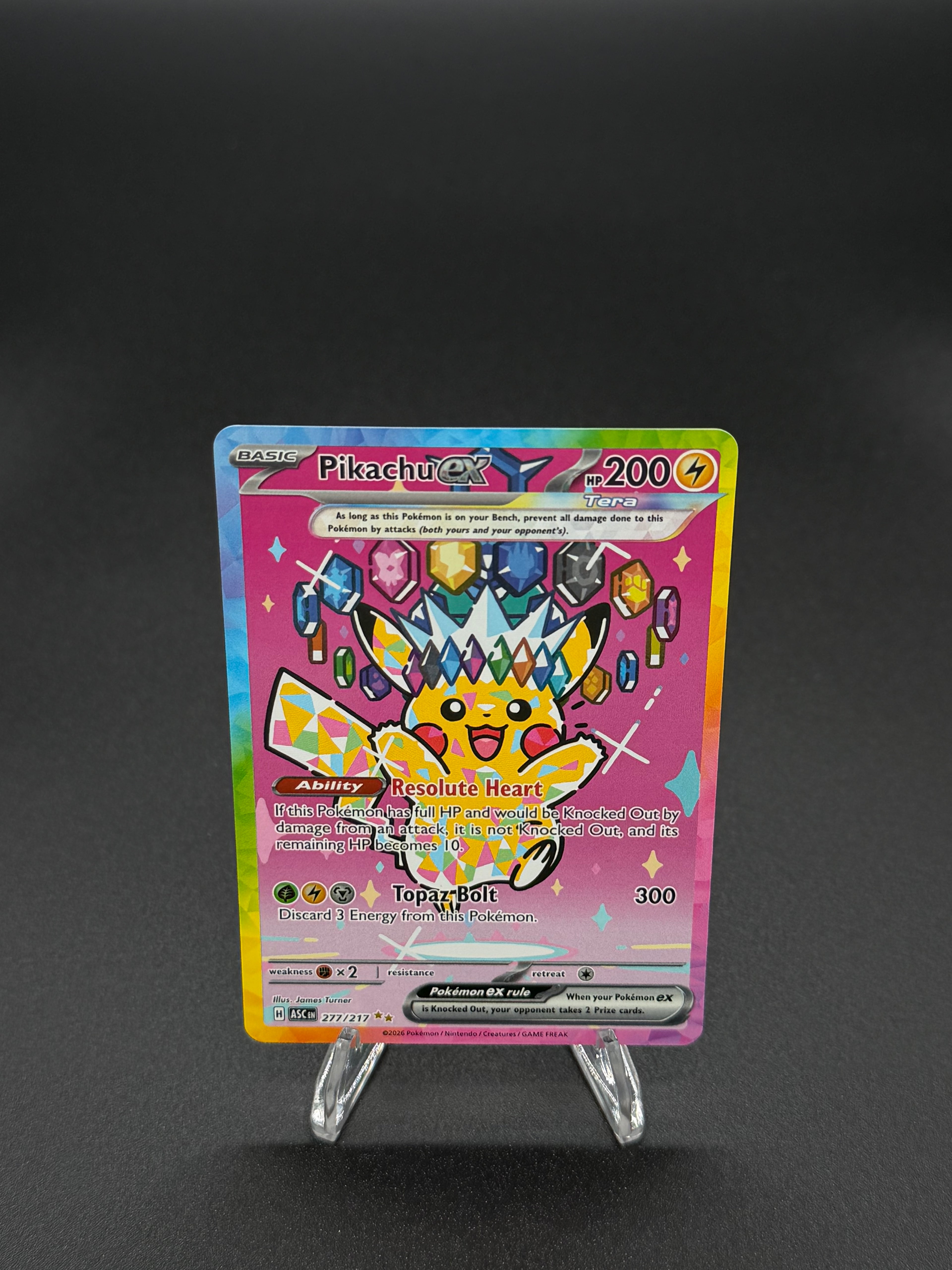 Pikachu ex #277 Special Illustration
Rare - Ascended Heroes